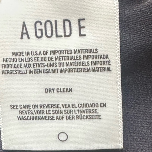 NWT! AGOLDE "90's Pinch Waist" Detox Black Recycled Leather Pants Size 26 - Picture 10 of 11